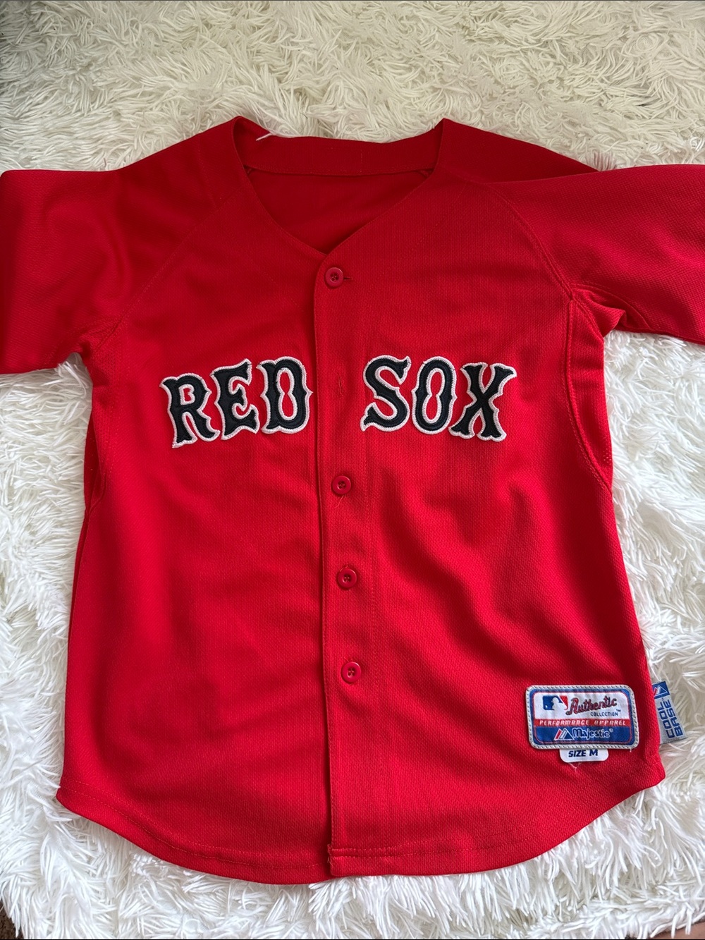 Majestic MLB Red Boston Red Sox Kids Jersey